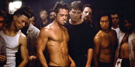 brad pitt fight club training